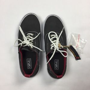 Crevo Misfit Mens Washed Canvas Sneakers Shoes